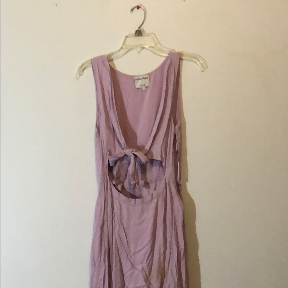revolve Lavender privacy please lilac tie front maxi dress - Picture 8 of 9
